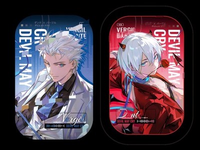 Devil May Cry5 バージル ポストカード DMC Devil May Cry Vergil Dante Postcard Badge Set Collection Anime