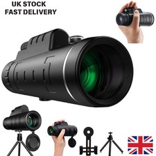Portable 80x100 HD Monocular Telescope Kit for Adults, Bird Watching & Travel