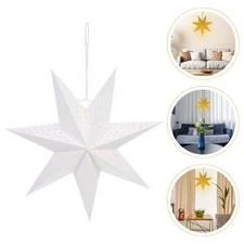  3 Pcs Hanging Lamp Shades Hollow Out Star Party Light Cover Lampshades