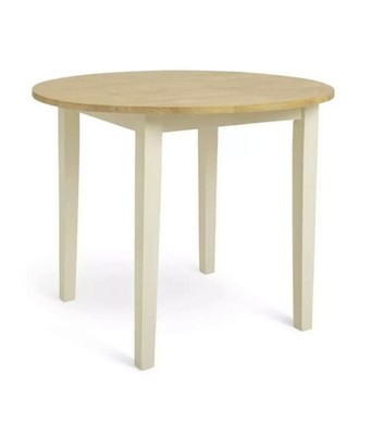 Esstisch Chicago Massivholz 2-4 Sitzer - cremeweiß | moderne Küchenmöbel