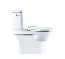 Caroma Caravelle Elongated Dual Flush Toilet Bowl and Seat Only in White