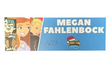Megan Fahlenbock Autographed Niagara Falls Comic Con Holiday Edition Nameplate