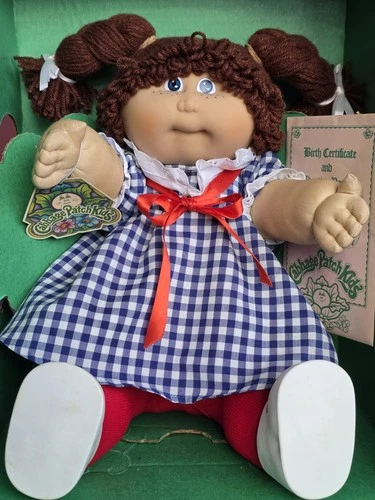 Vintage Jesmar Cabbage Patch Kid HM1 in Swing Dress