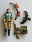 GI Joe 1984 Spirit 100% Complete Vintage Hasbro nice blue paint w/File Card