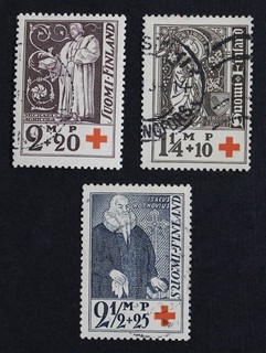 CKStamps: Finland Stamps Collection Scott#B12 B14 Used