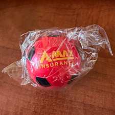 Red Black Yellow Soccer Ball Foam Squeezable Stress Reliever