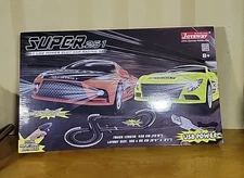 Joysway Super 251 USB Power Slot Car Racing Set - Used w/ orange & yellow cars