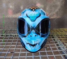 ALIEN Custom Airbrush Motorradhelm