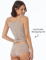 Schiesser Damen Unterhemd 1/2 Arm Gr. 38 M Nachtblau Personal Fit Shirt