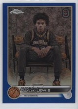 2022 Topps Chrome OTE Overtime Elite Blue Refractor 89/99 Jalen Lewis #26 0x9x
