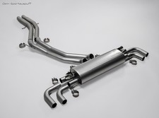 Remus Sportauspuff-Anlage ab VSD Porsche Cayenne E-Hyb 536 je2x102 Black gerollt