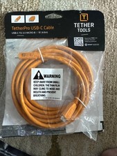 Tether Tools TetherPro USB-C - 3.0 Male B 15ft CUC3415-ORG