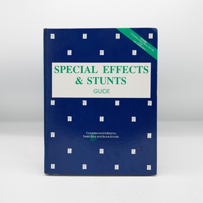 Special Effects & Stunts Guide 1989 Tassilo Baur Bruce Scivally Hardcover Rare