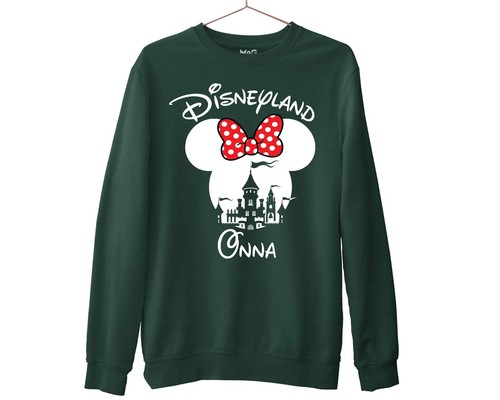 Disneyland Trip Sweatshirt Mickey Minnie Personalised Sweater Unisex Jumper - Picture 17 of 19