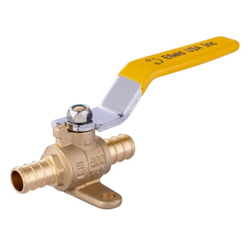 EFIELD 1 PCS 1/2" PEX FULL PORT SHUT OFF  BALL VALVE WITH DROP EAR NO LEAD