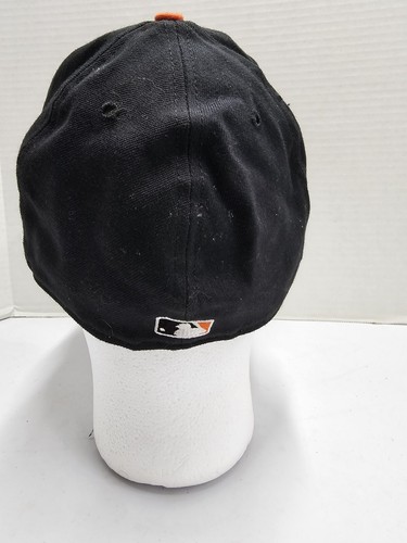 Cappello snapback vintage anni 90 nuova era modello professionale Baltimore Orioles lana nero 7 1/2 - Foto 3 di 7