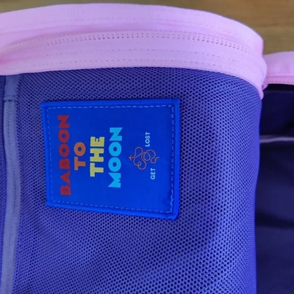 Baboon to the Moon Cotton Candy Pink Go Bag Mini 32L With Slight Discoloration - Image 3 of 4