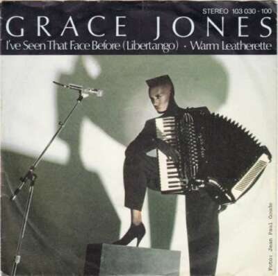 Grace Jones - I've Seen That Face Before Lib 7'' Single Vinyl Scha
