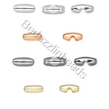 20 Ball Chain Connector End Closure Clasps for 2.4mm Beaded Dog Tag Chains