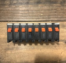 BRYANT WESTINGHOUSE BR160 60 AMP 1-POLE CIRCUIT BREAKER LOT OF 8 - USED
