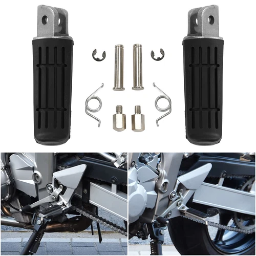 Front Pedal Footrest Foot Pegs For Yamaha FZ1 FZ6 FZ6R YZF1000 R1 FJR1300 XJ900S