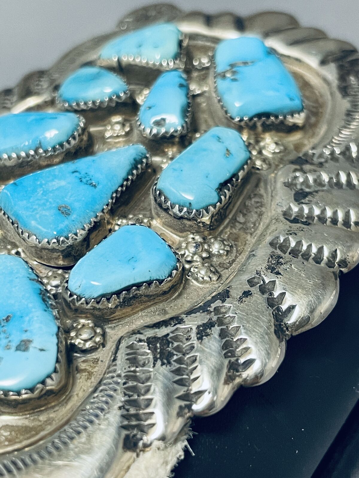 128 Grams Mongo Vintage Native American Navajo Turquoise Coral Sterling Silver Bracelet 128 Grams Mongo Vintage Native American Navajo Turquoise Coral Sterling Silver Bracelet