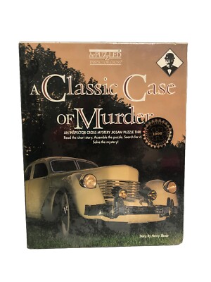 Vintage 1992 A Classic Case of Murder Mystery Puzzle 1000pcs by Bepuzzled  NEW