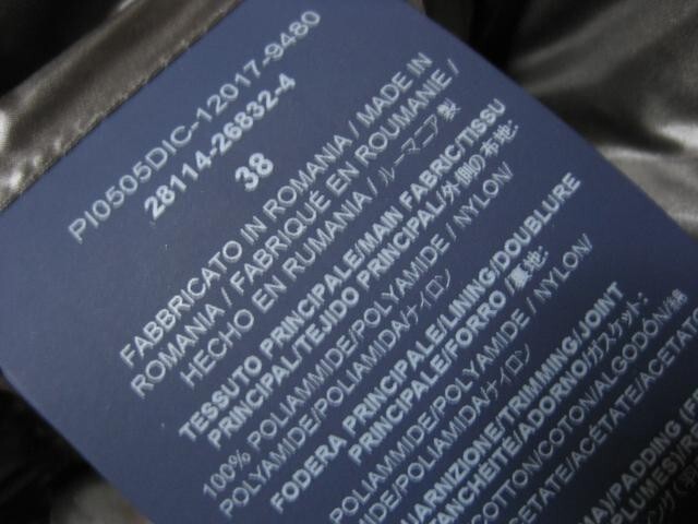 HERNO long down jacket 38 polyester navy Used fro… - image 5