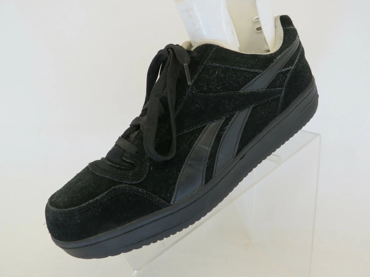 Reebok Black Suede Laces Sneaker Casual Shoes Mens Size 12 M eBay