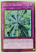 Dig Of Destiny - MVP1-ENG22 - Gold Rare - 1st Edition - YuGiOh