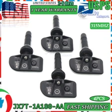 4x TPMS TIRE PRESSURE SENSOR JX7T-1A180-AA For Ford Escape Transit Explorer USA