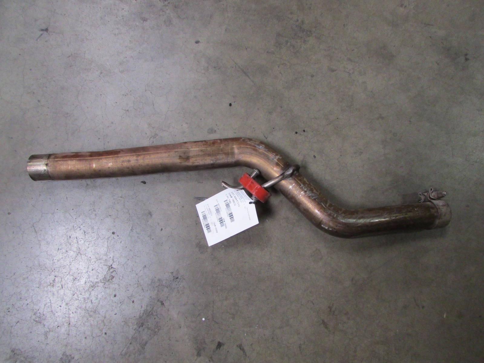Maserati Granturismo, RH, Right Exhaust Pipe, Used, Dented, P/N 228583