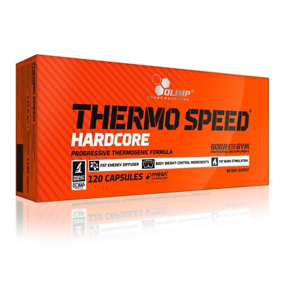 Olimp Thermo Speed Hardcore 120 Caps Thermogenic Fat Burner Weight Loss Pills