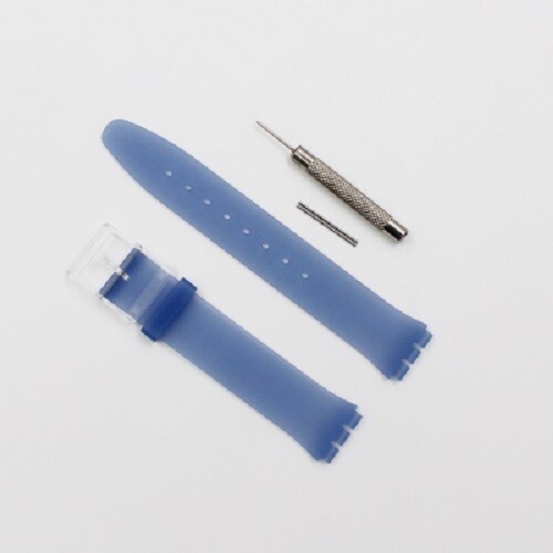 Hohe MENGE ultradünnes Gummi Siliziumband. Armbandband passt Swatch SFK SKIN 16 mm - Bild 14 von 18