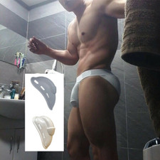 Clear Bulge Cup Pads Silicone Cup Removable Push Up Cup Enhancing Men Underwear