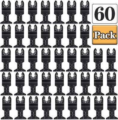60 Oscillating Tool Saw Blades Multitool Quick Release Saw Blade Kit