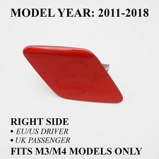 BMW M3 M4 F80 F82 F83 Lave Phare Housse Droit Côté Genuine Sakhir Orange