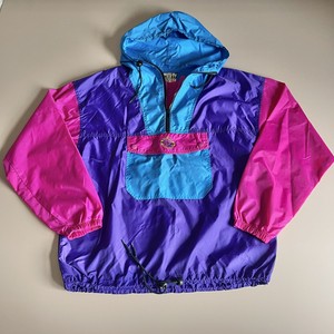 80s pullover windbreaker