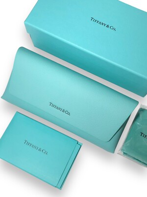 Tiffany & Co. Blue Eyewear Box and Case Set Tiffany & Co Sunglasses Eyeglasses Large Magnetic Case Box  main image 3
