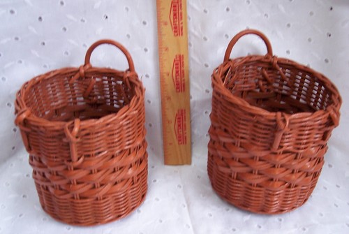 WICKER BASKETS ORGANIZERS- DECORATION - U CHOOSE - Picture 7 of 10