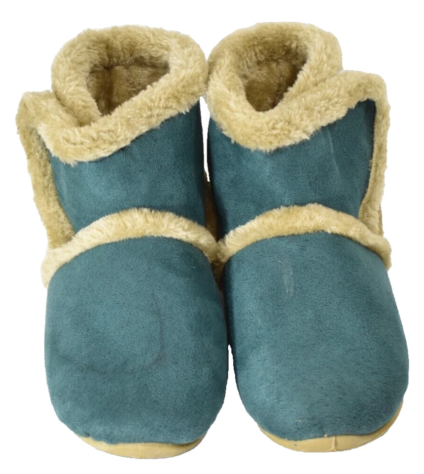 Zapatillas para mujer Ciervos Ciervos Slipperooz verde azulado azúcar ciruela 6M nuevas con etiquetas Foto 3 de 4