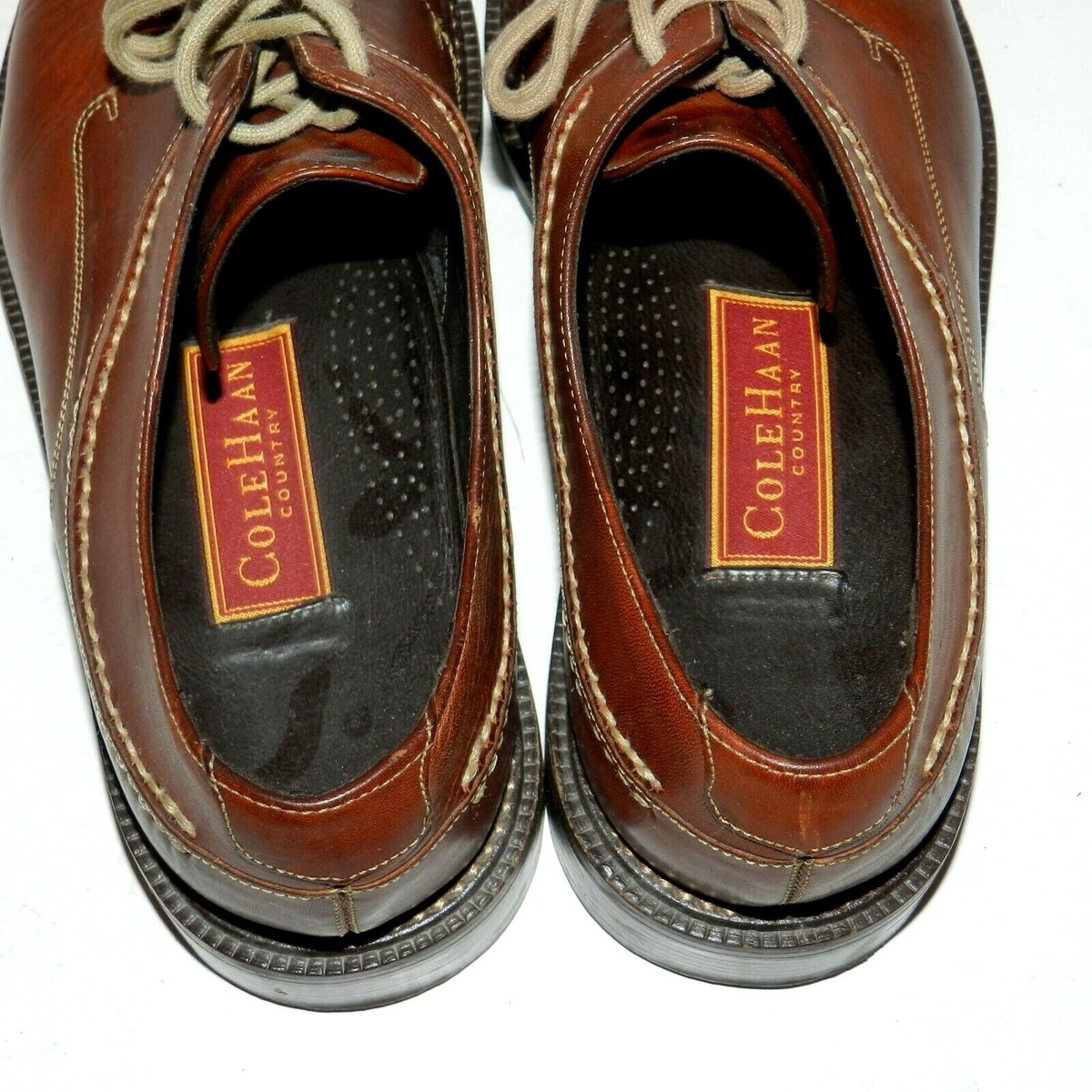 Men’s Cole Haan Country Brown Leather Derby Shoes Vintage COLE HAAN  main image 2