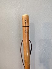 Compass Carved Walking Stick, Hand-carved Hiking Staff, Made in USA