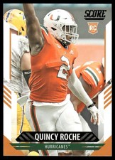 2021 Score #357 Quincy Roche NFL Football