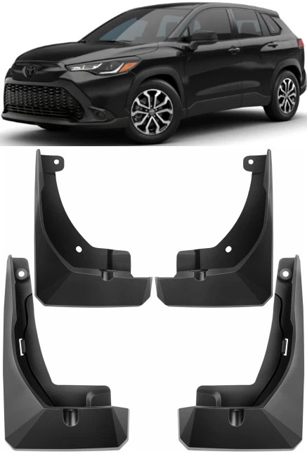 Genuine Full Set Splash Guards Mud Flaps FOR 2022-2026 TOYOTA Corolla Cross