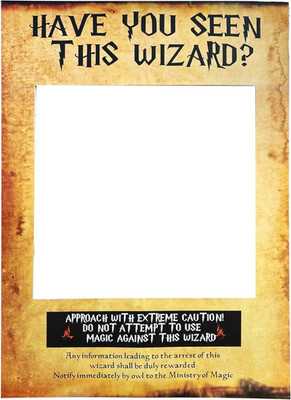 Have You Seen This Wizard Foto Booth Requisite Zauberer inspirierte Fotokabine B