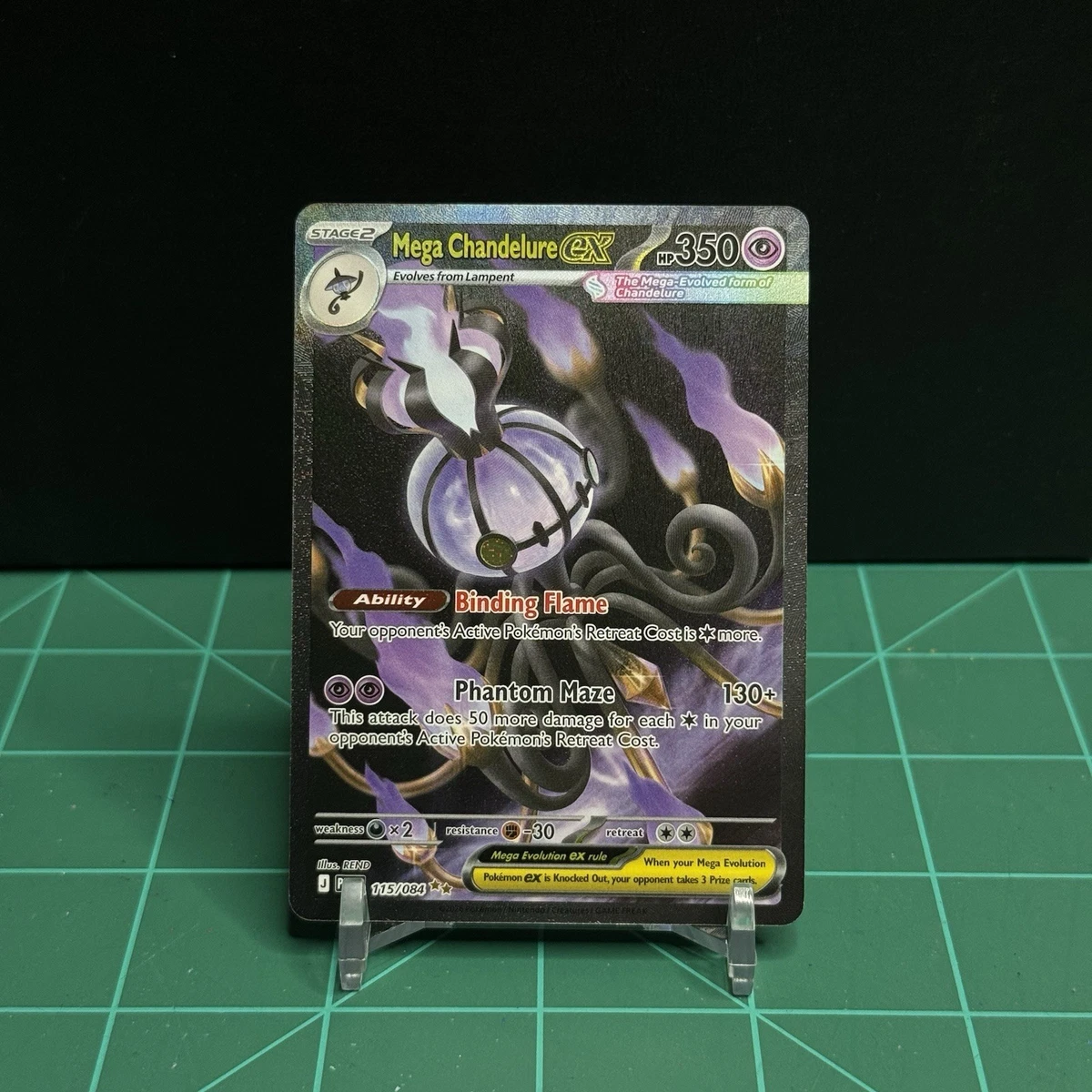 PSA10】シャンデラEX 061/093 EBB CHANDELURE Chandelure EX #61