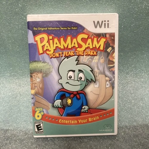 Pajama Sam Don't Fear the Dark - Nintendo Wii - CIB