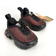 Nike Air Max DN TD Black Bright Crimson Toddler US Size 4C Shoe FN4452-006 New