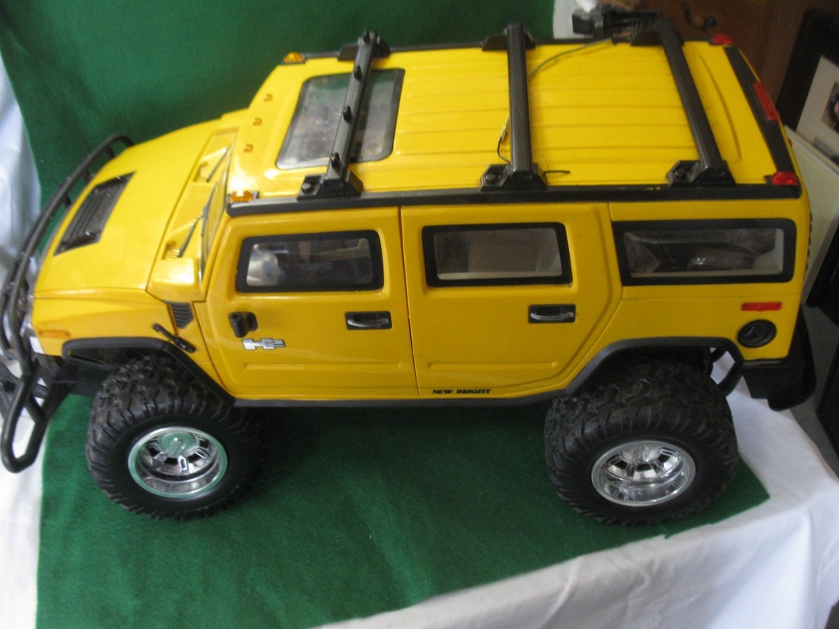 New Bright Hummer H2 Yellow RC Car Untested NO BATTERRY | eBay